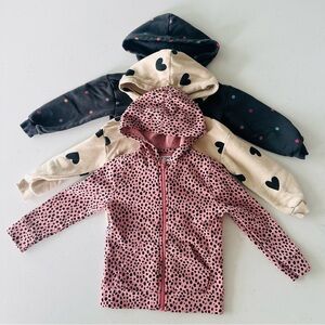 H&M Kids Hoodies - Pink, Cream, and Black